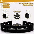 Corner Shelf for Bathroom, Aluminium Bathroom Shelf for Wall pack of 1